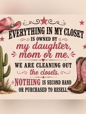 Cleaning out the closet